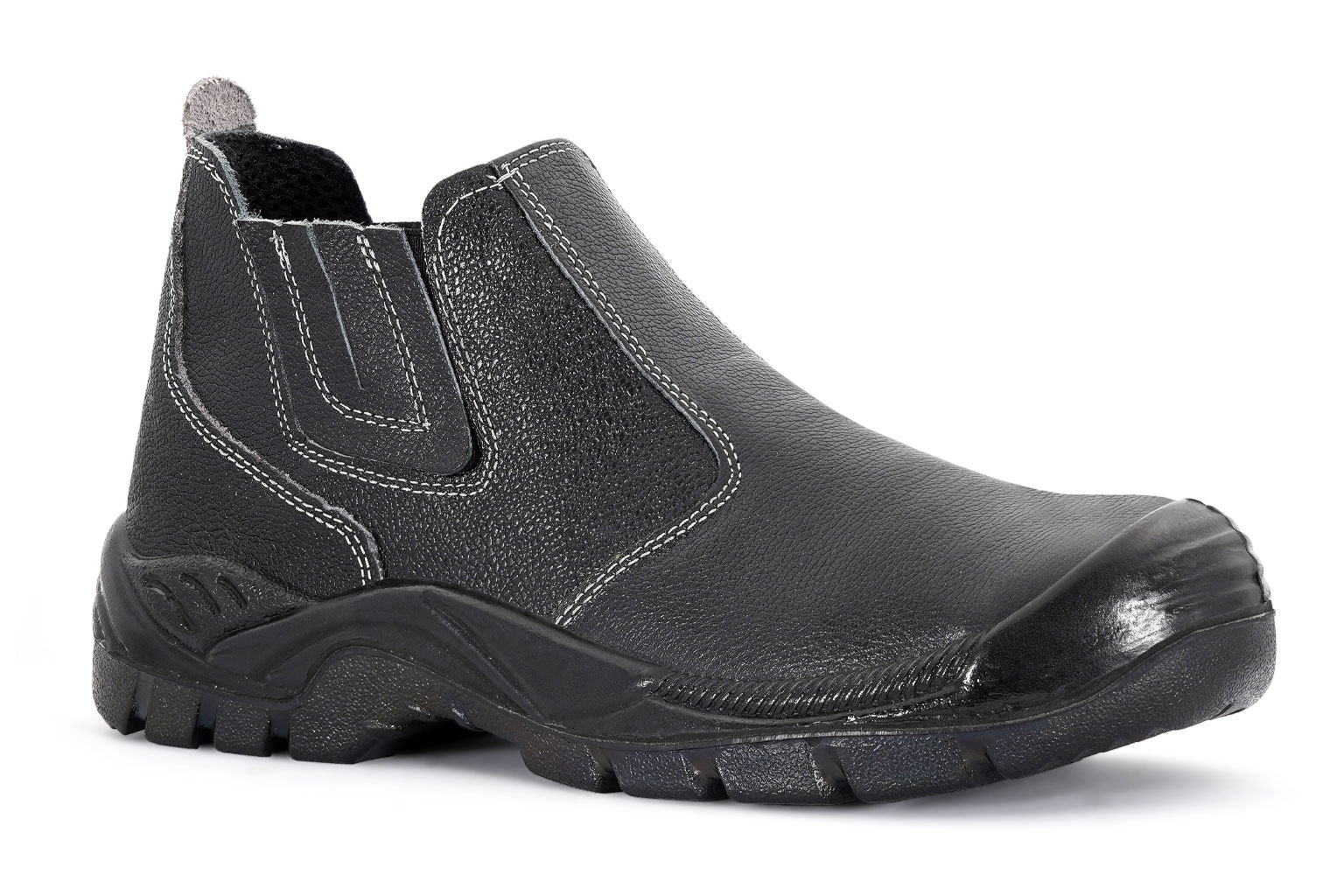 پوتین ایمنی تاپ چرم PU-Rubber